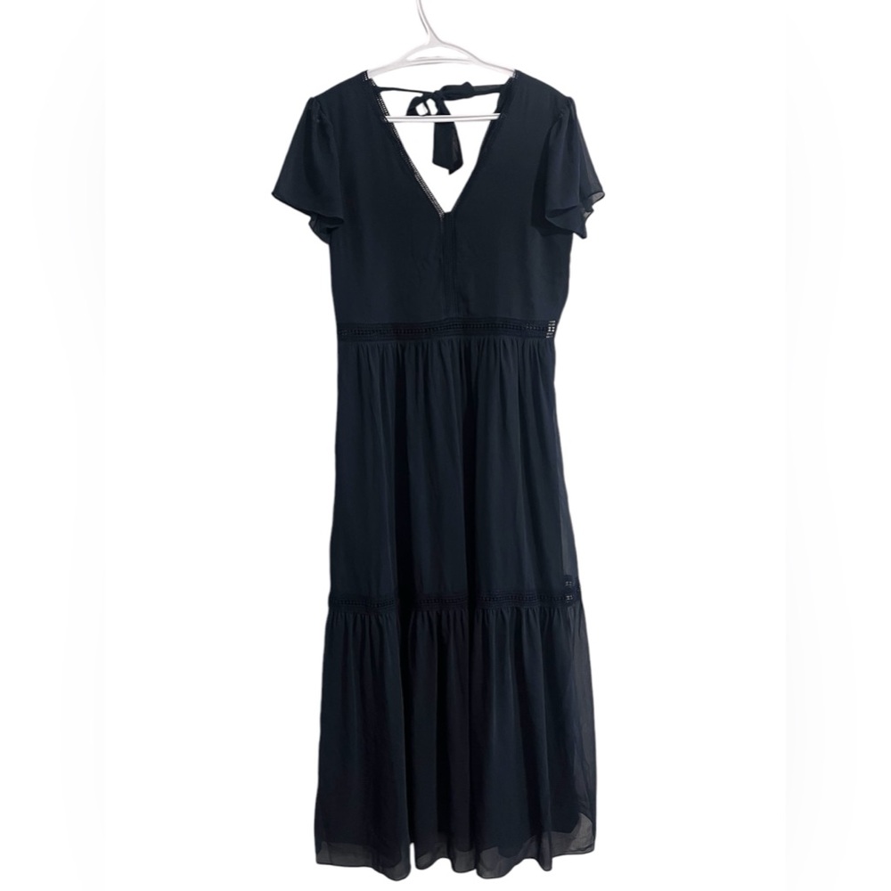 Gently used navy blue small medium seize Abercrombie and Finch.